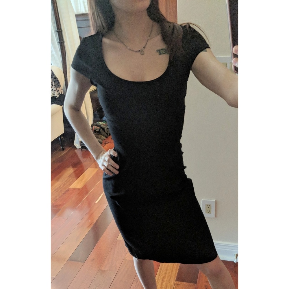 Diane Von Furstenburg black pencil dress